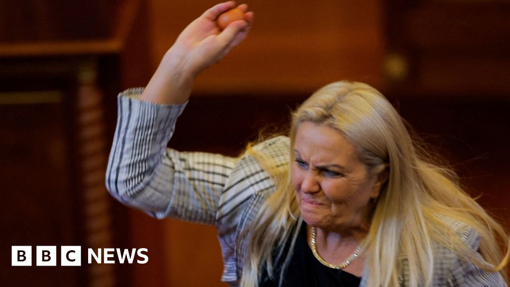 Opposition MP throws eggs at Kosovo's acting PM
