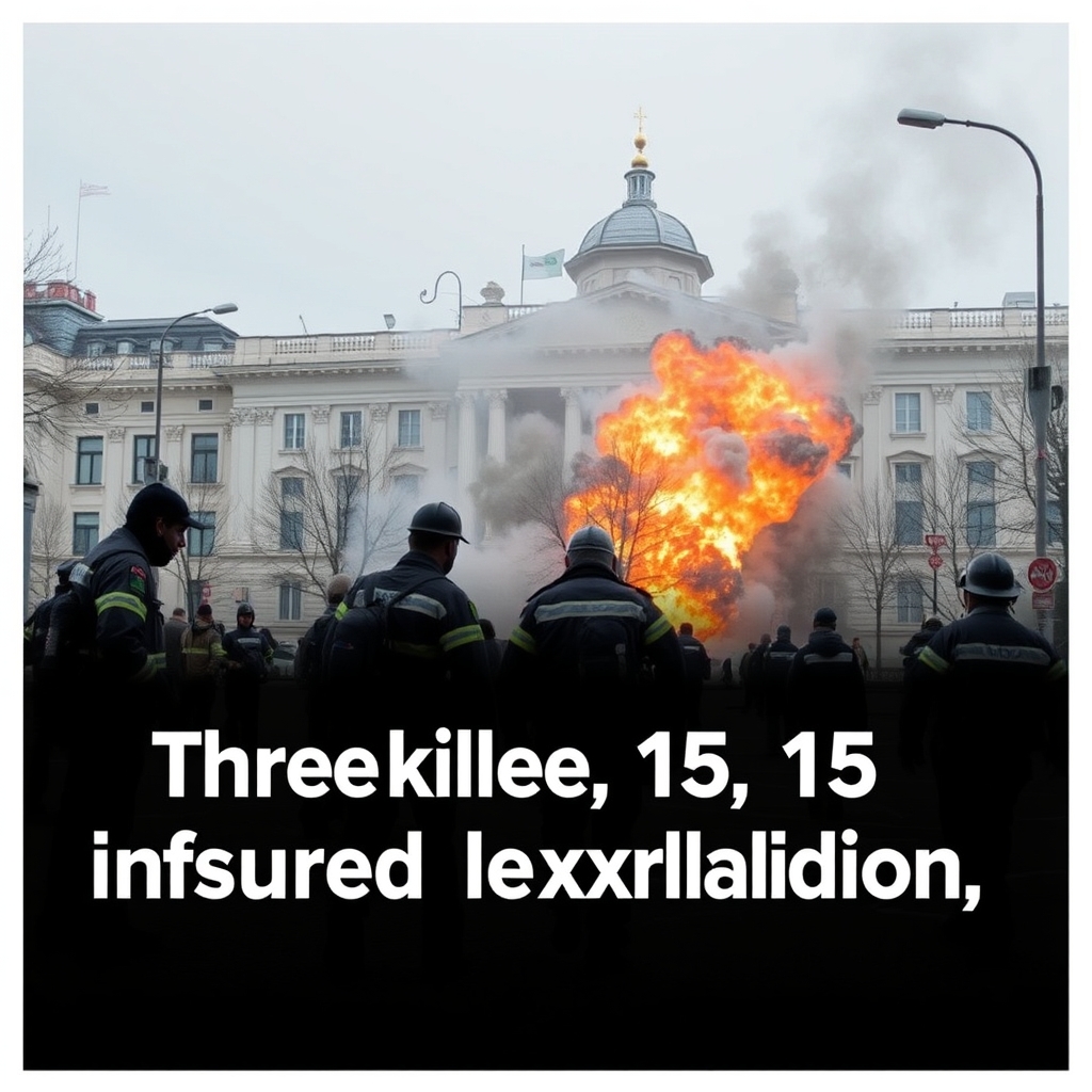 Three killed, 15 injured in Moscow explosion, TASS says