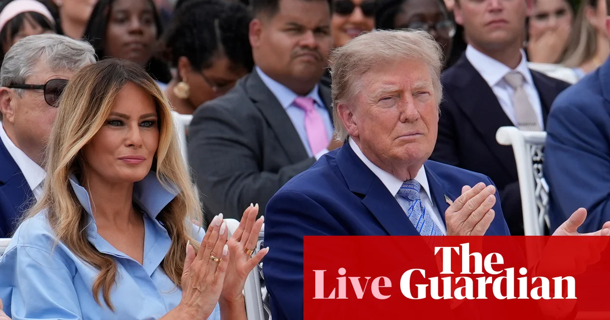 Melania Trump: 'I heard you missed me. Here I am'