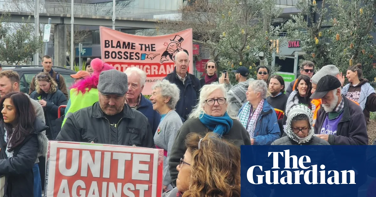 Victorian police investigate allegation car deliberately drove at speed towards anti-racism protester