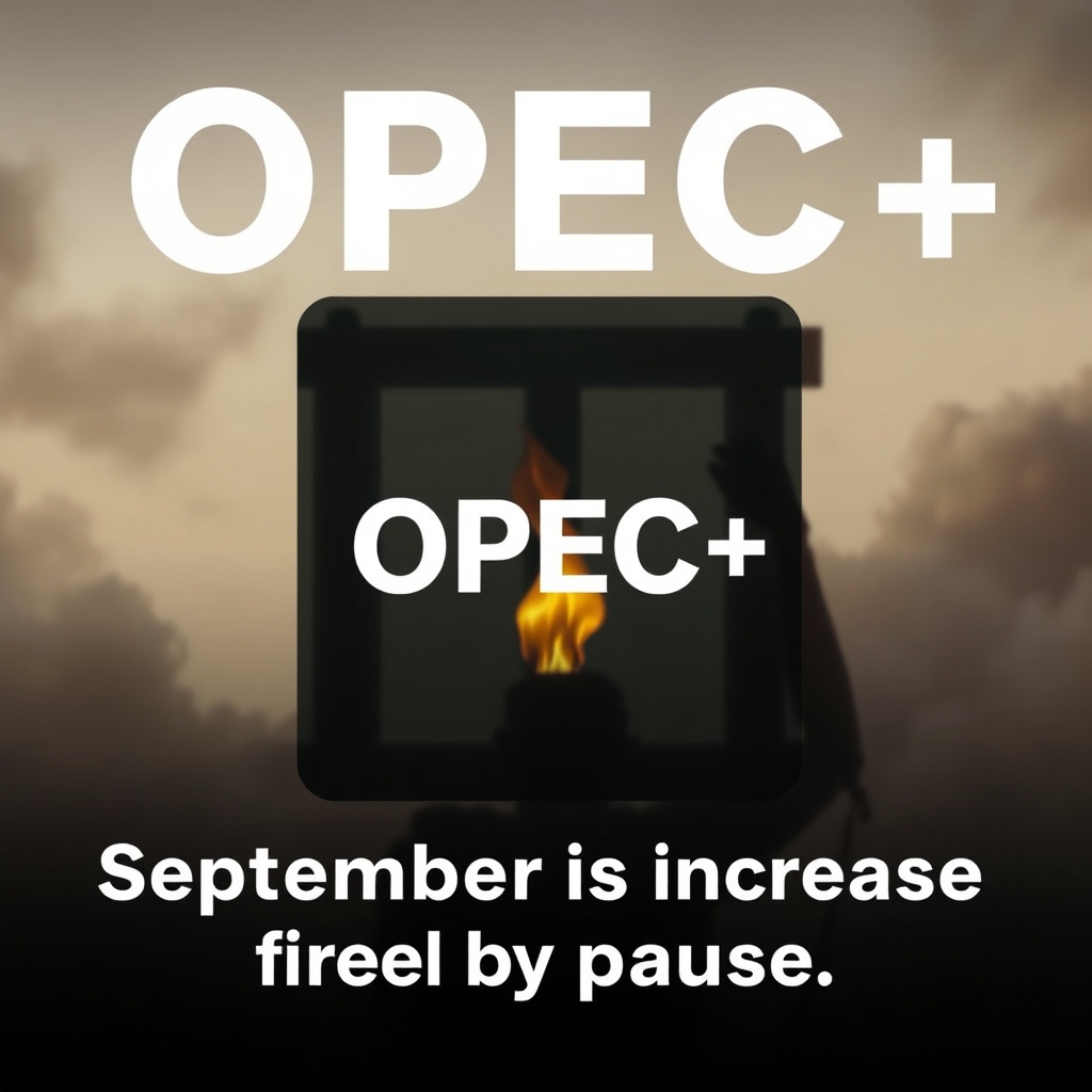 OPEC+ set for September quota increase followed by pause