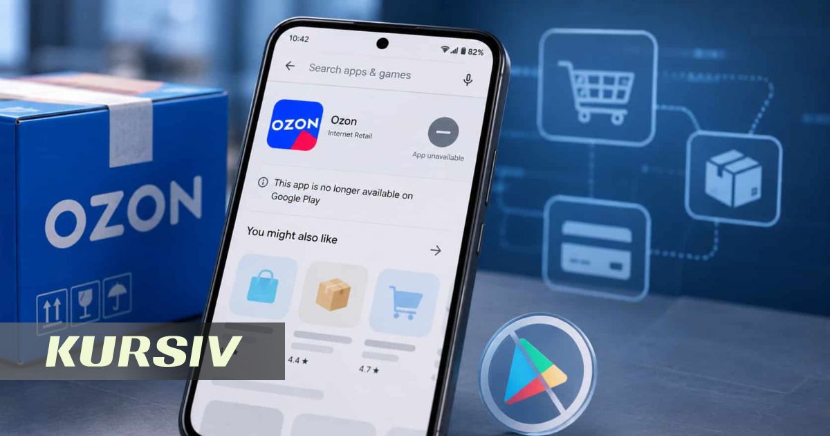 Ozon қосымшасы Google Play-ден жойылды