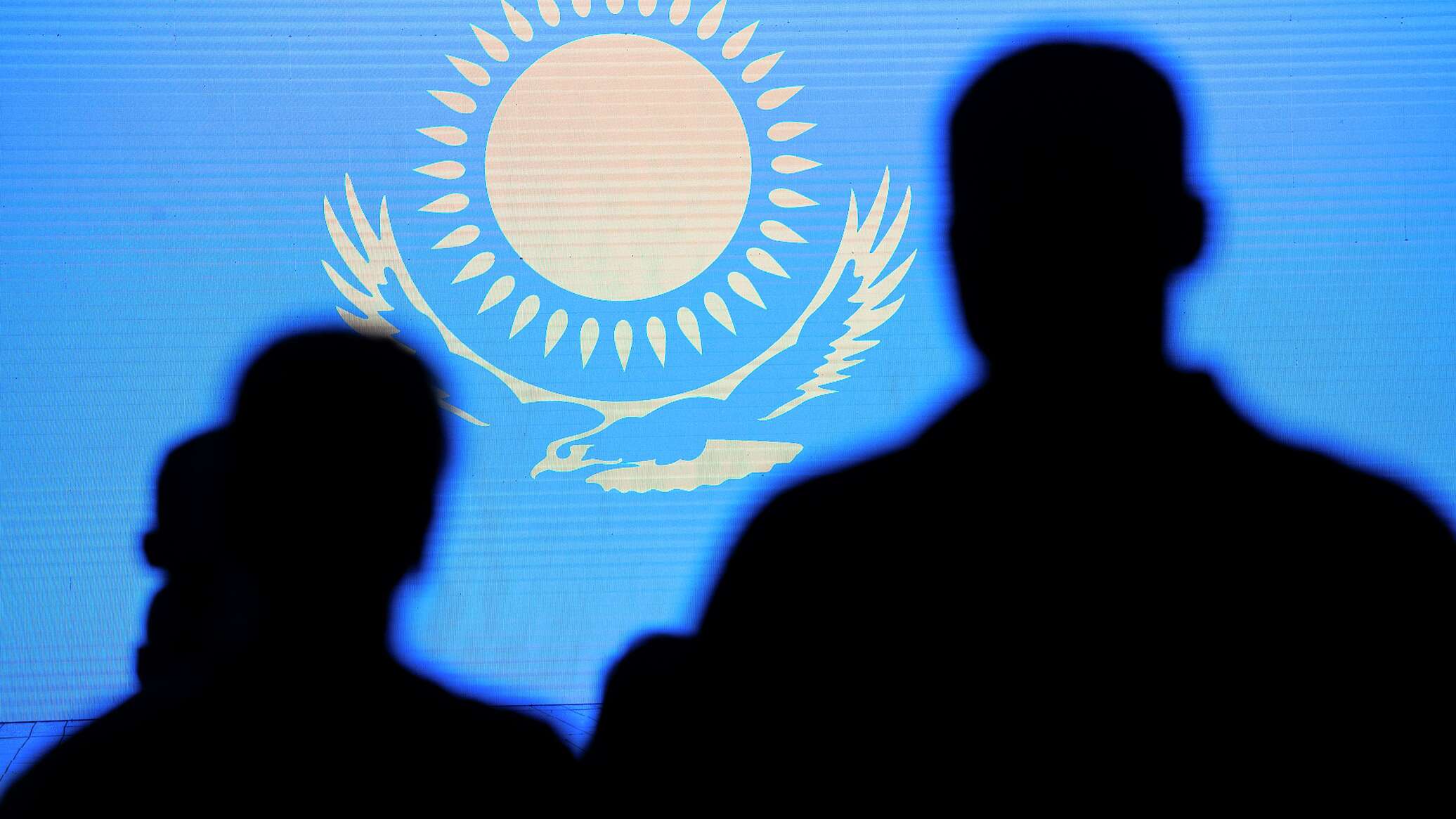 Kazakhstan team marches at opening of 6th World Nomad Games