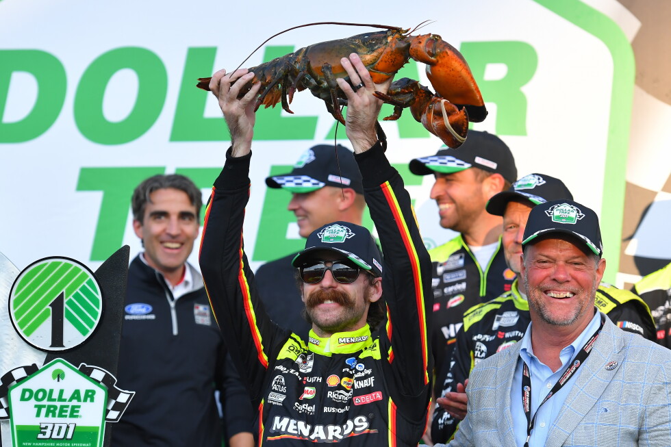 Ryan Blaney wins second consecutive NASCAR Cup race at New Hampshire