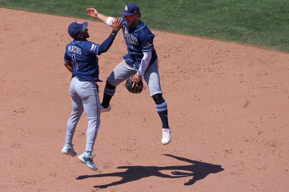 Rays завершили второй в истории MLB тур по Западному побережью со счетом 9-0, обыграв Athletics 8-4