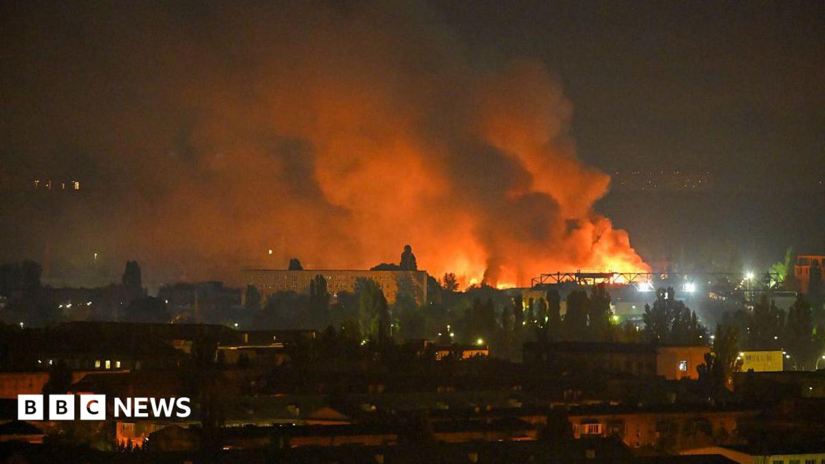 Russian ballistic missile strike on Kyiv kills one, injures others