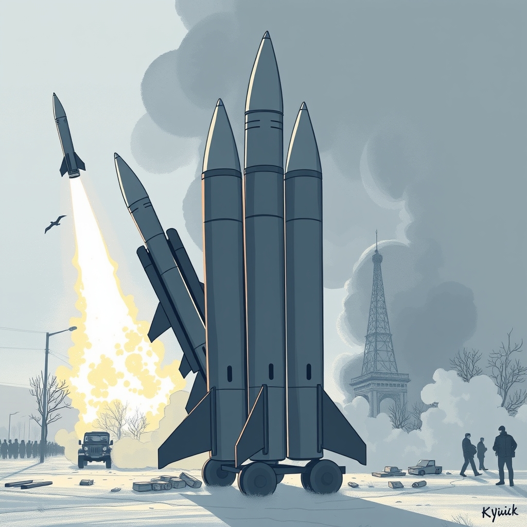Russia pounds Kyiv with missiles, killing at least three