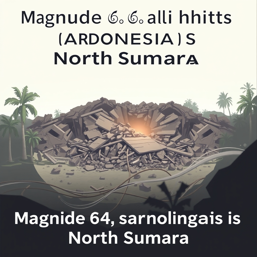 Magnitude 6.4 earthquake hits Indonesia's North Sumatra
