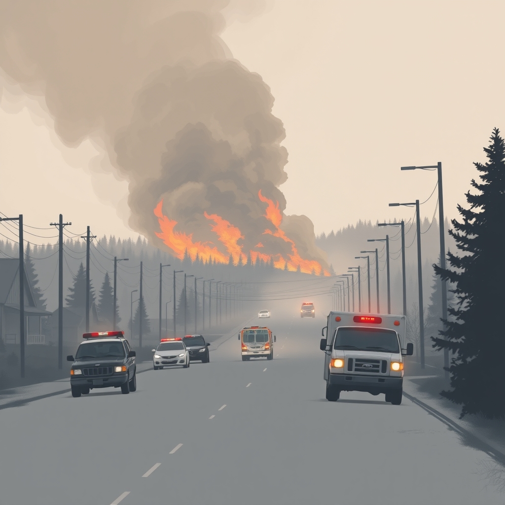 About 60,000 ordered to evacuate from fires in Spokane, Washington