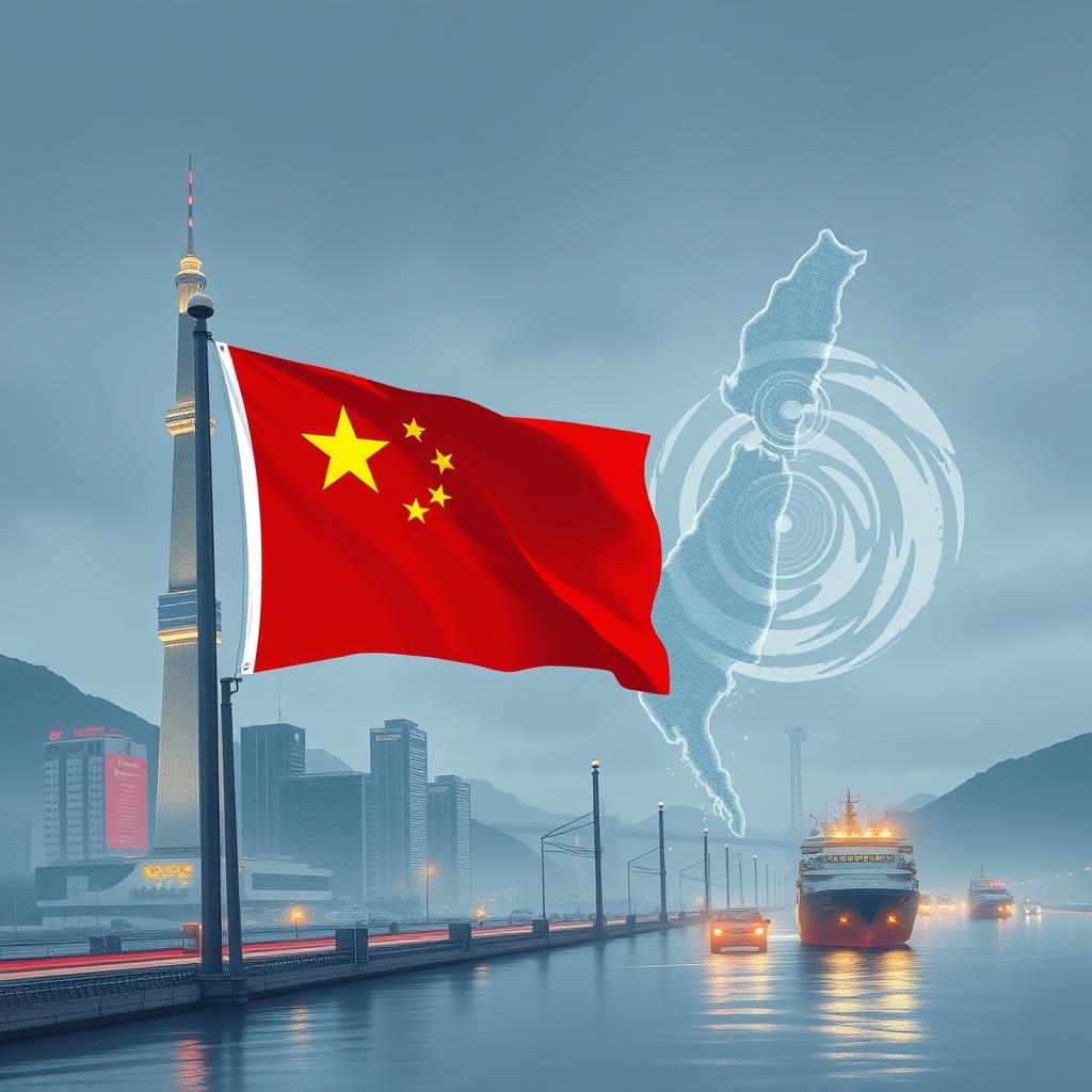 Taipei calls China's traffic control order for Taiwan Strait during typhoon 'rid