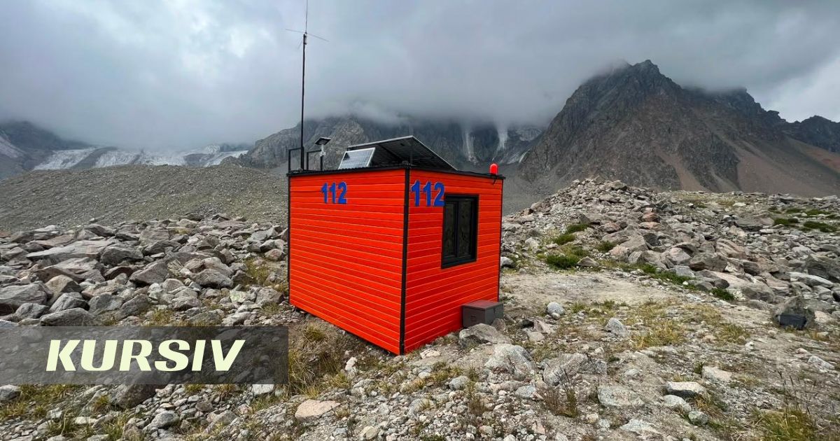 Таудағы туристерге арналған авариялық қор жәшіктері орнатылуда