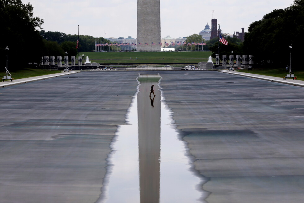 Trump Blasts Pirro After She Refutes His Claim That Reflecting Pool Was Damaged by Vandals