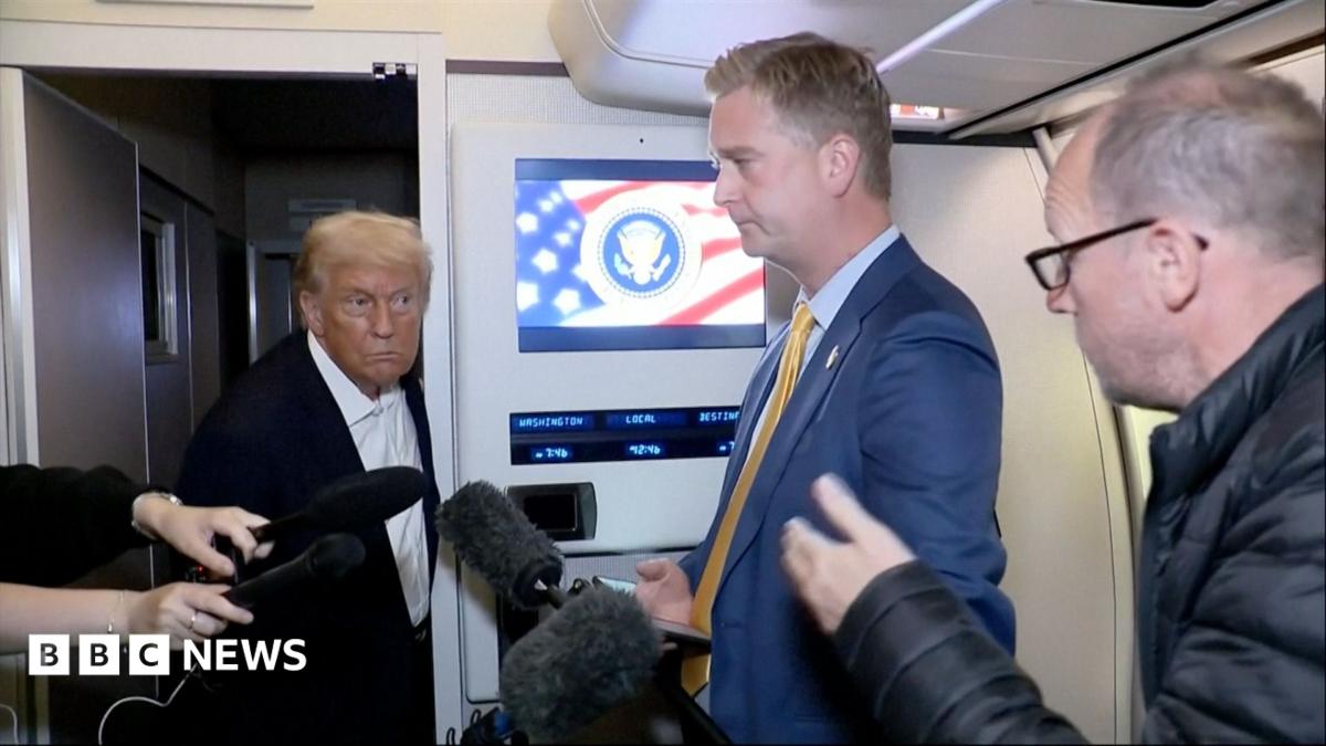 What is it like to travel on Air Force One with Trump?