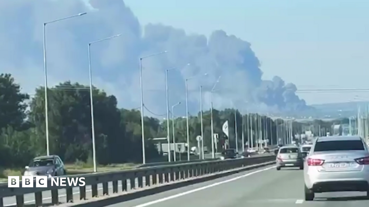 Ukraine hits major Russian oil refinery and airfield