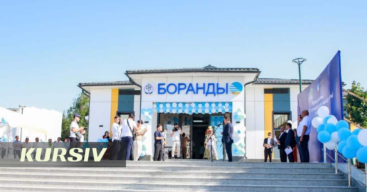 Жамбыл облысында Боранды вокзалы күрделі жөндеуден кейін ашылды