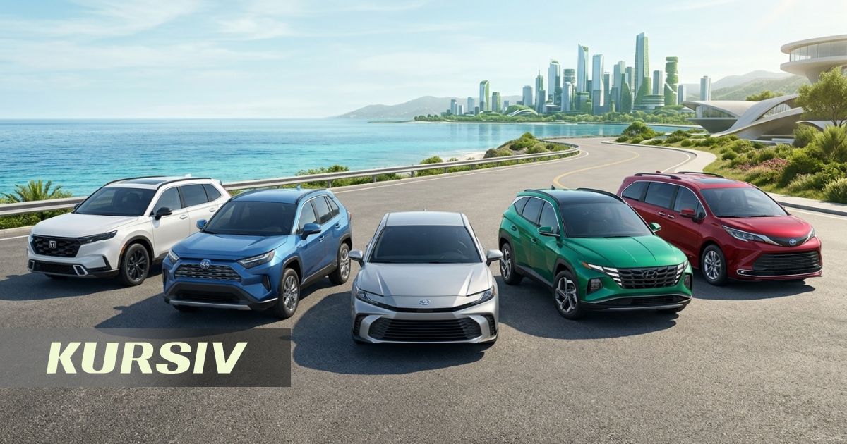 Названы пять самых экономичных гибридов 2026 года: четыре места у Toyota
