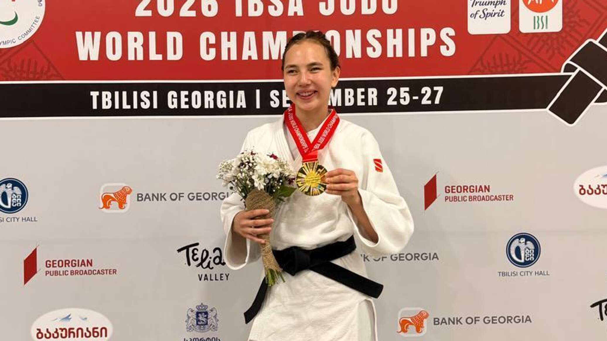 Alfiya Tilekkabyl becomes world champion in para judo