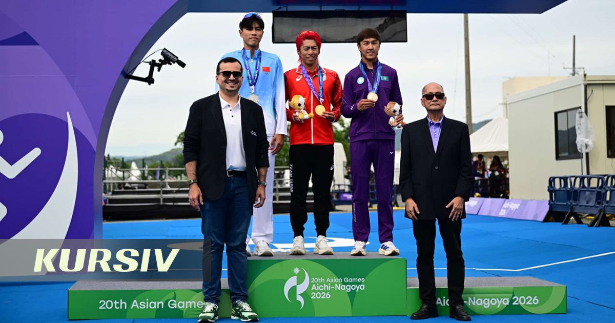 Triathlete Arlan Zhanabay brings Kazakhstan first medal of Asian Games 2026