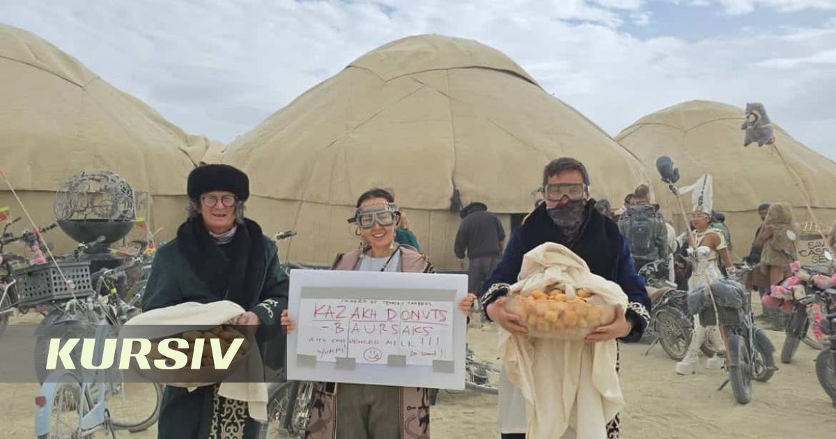 Арсен Томский Burning Man фестивалінде бауырсақ пісірді