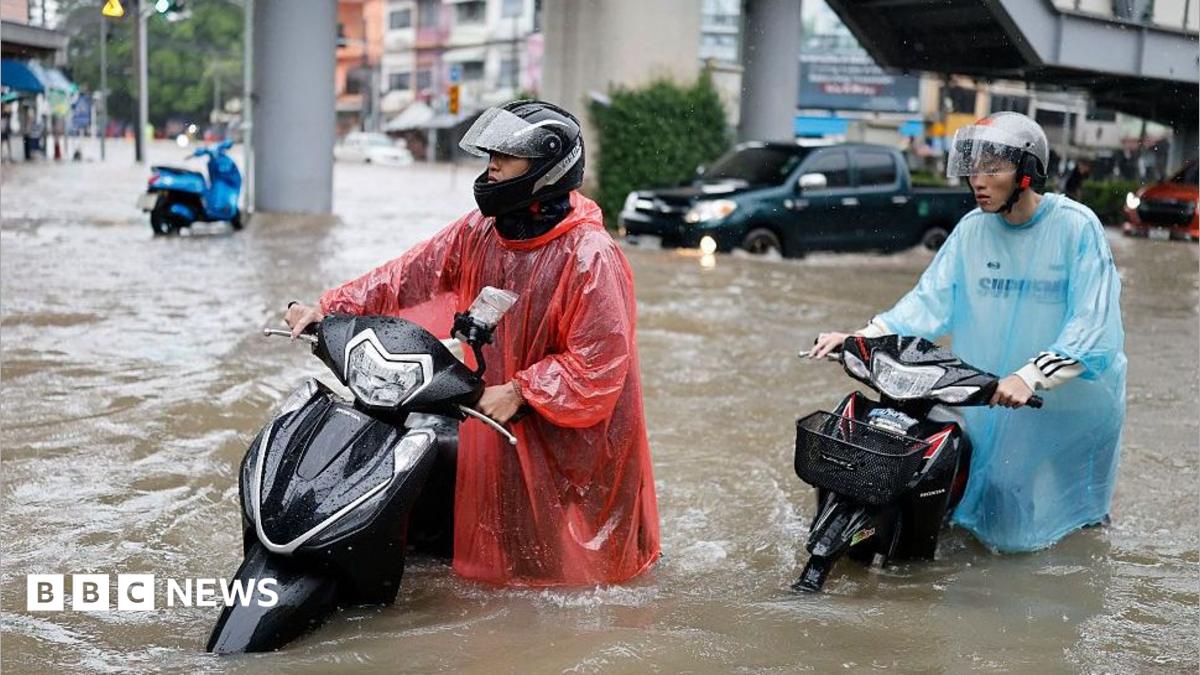 Bangkok flooding: emergency declared as roads submerged