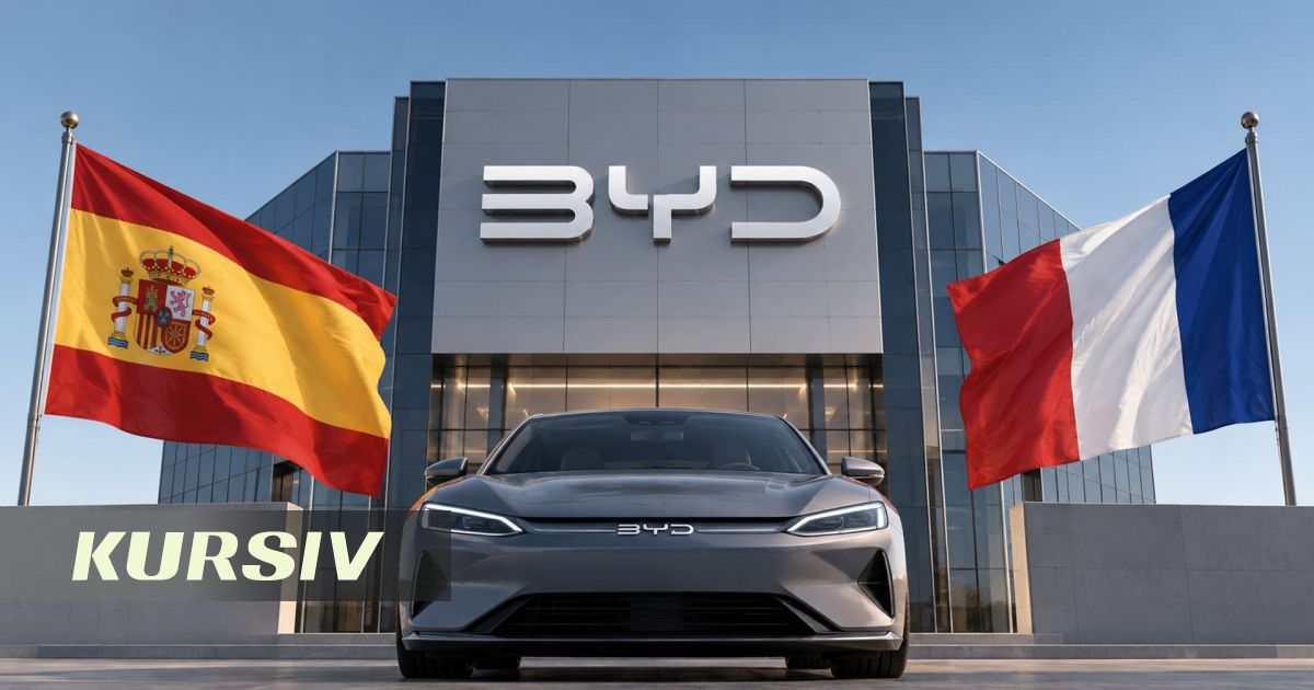 BYD рассматривает Испанию и Францию для нового завода в Европе