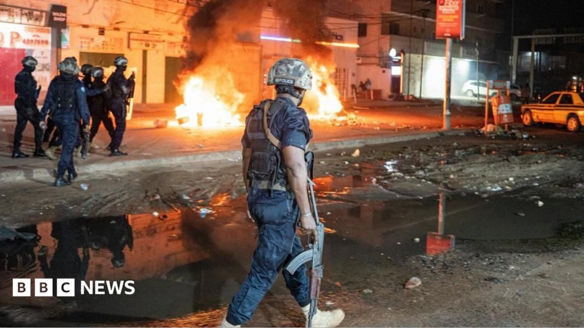 Gambia president urges calm after violent blackout protests