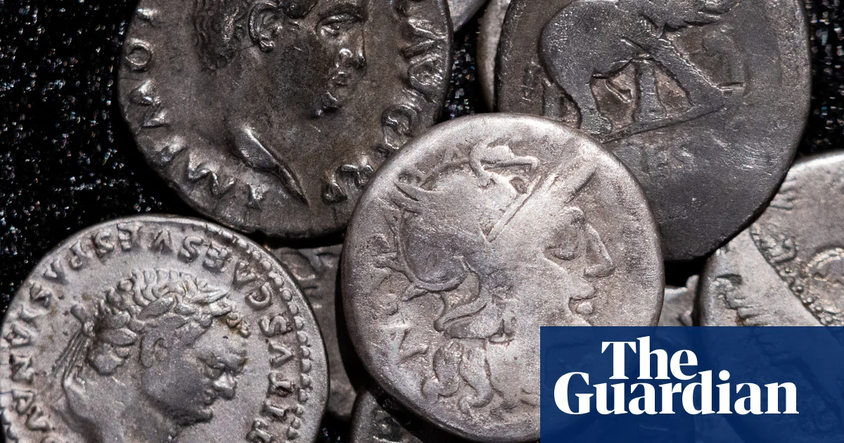 Amateur archaeologist finds 934 Roman silver denarii in German field