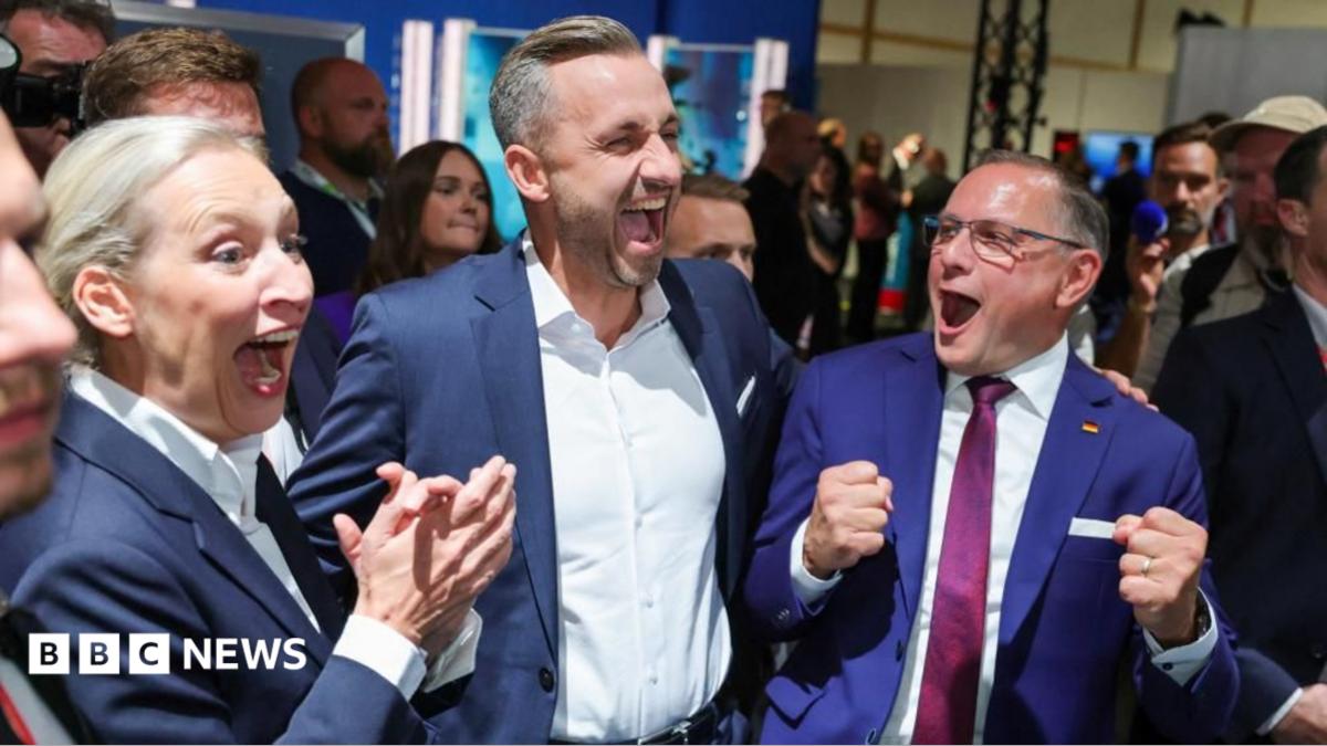 German far-right set for big win in eastern state - exit polls