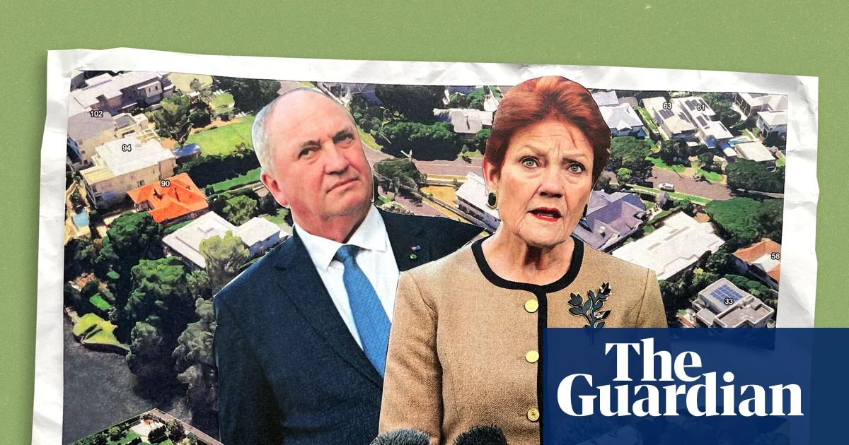 Hanson and Joyce stayed at Rinehart's $20m mansion after One Nation fundraisers