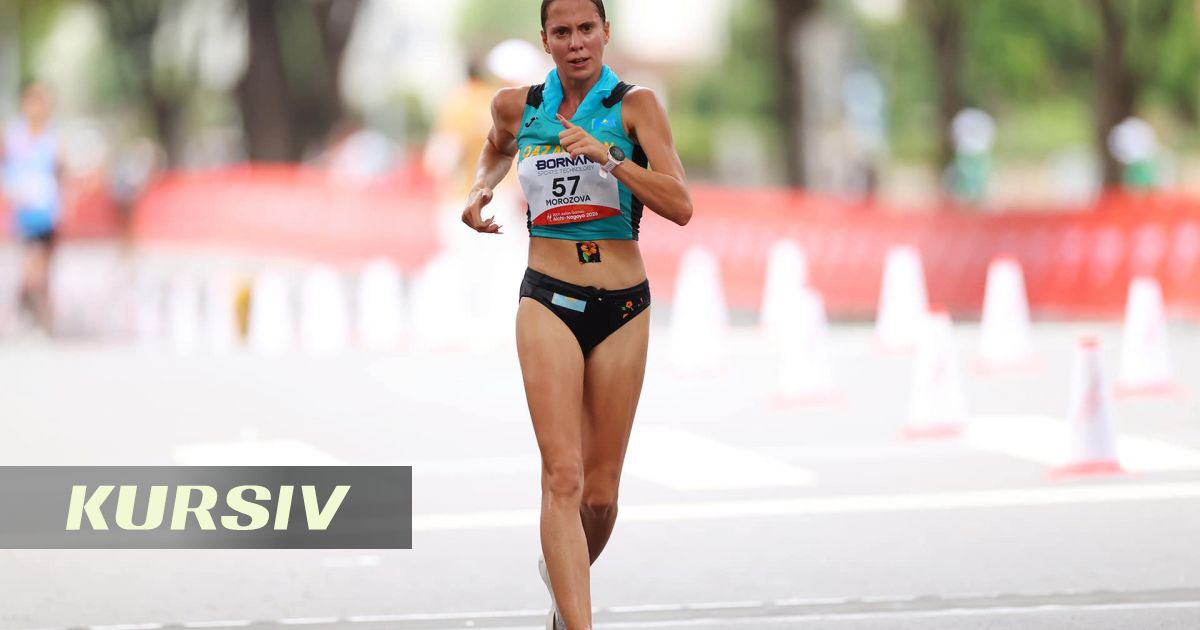 Kristina Morozova wins silver in race walking at Asian Games 2026