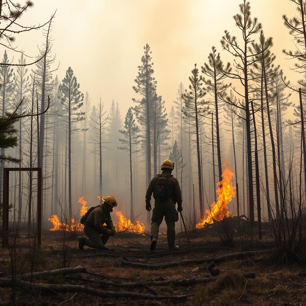 Natural fire extinguished in Markakol forestry