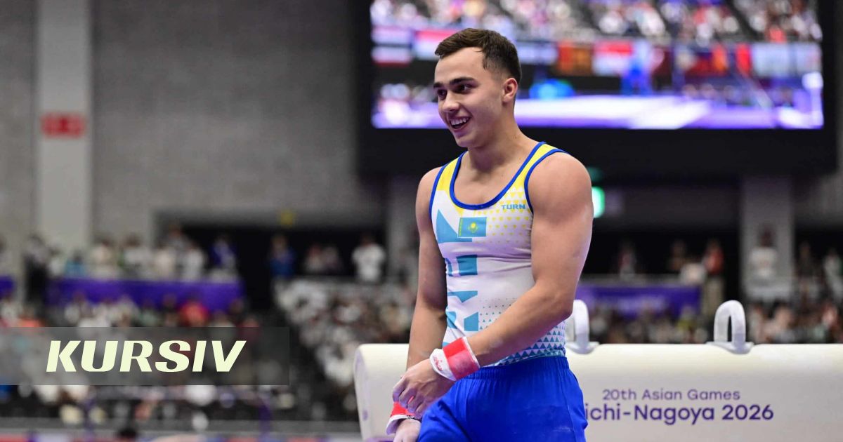 Gymnast Milad Karimi wins silver at Asian Games 2026 in floor exercise