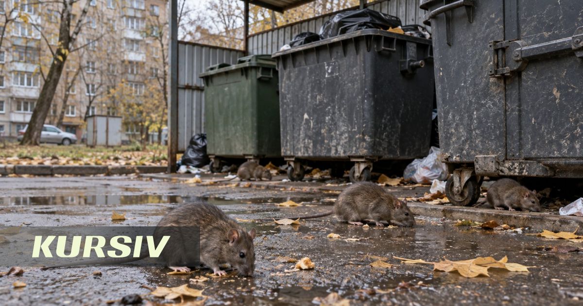 Rats overrun Ust-Kamenogorsk yards as residents fear approaching garbage bins