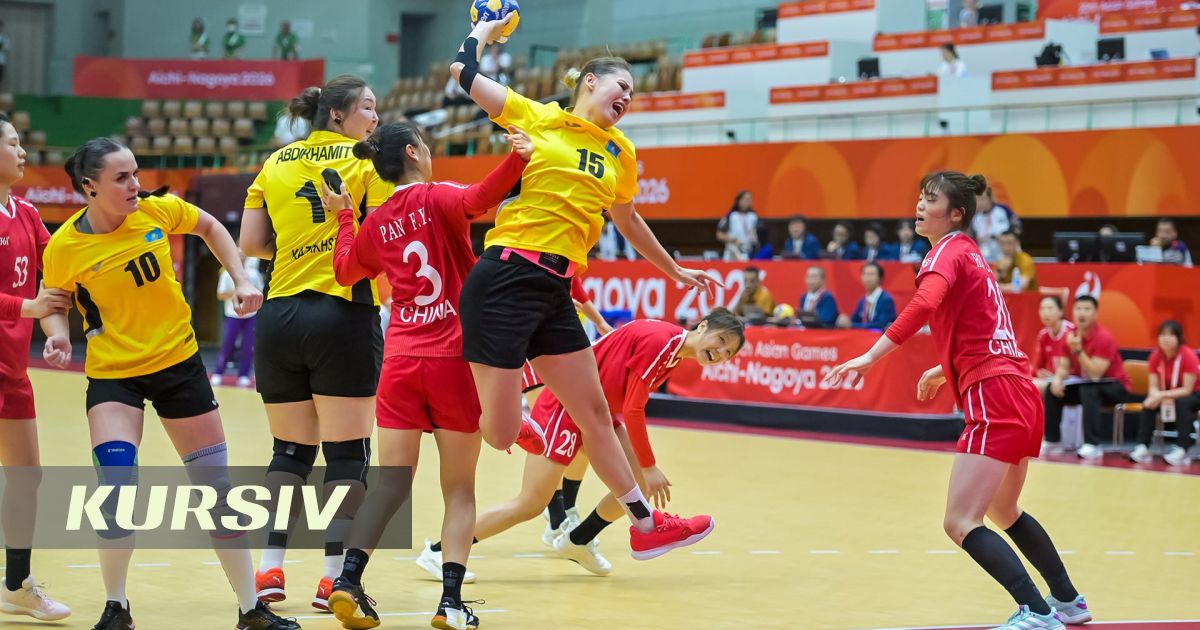 Kazakhstan women's handball team loses to China at Asian Games 2026 start