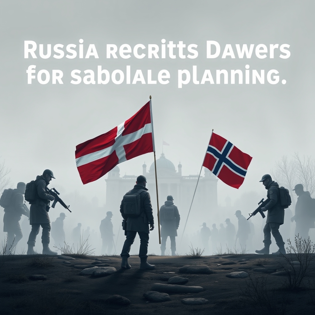 Russia recruits Danes for sabotage planning, Denmark says