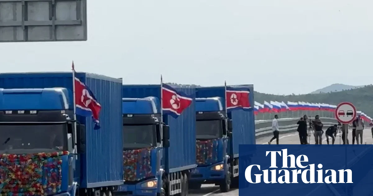Russia and North Korea open first road bridge across shared border