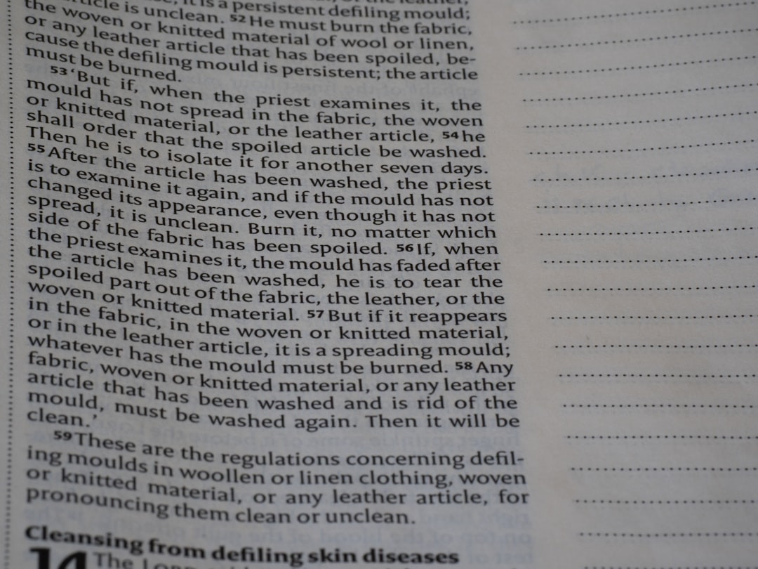 Book page with text about defiling moulds and blank lines