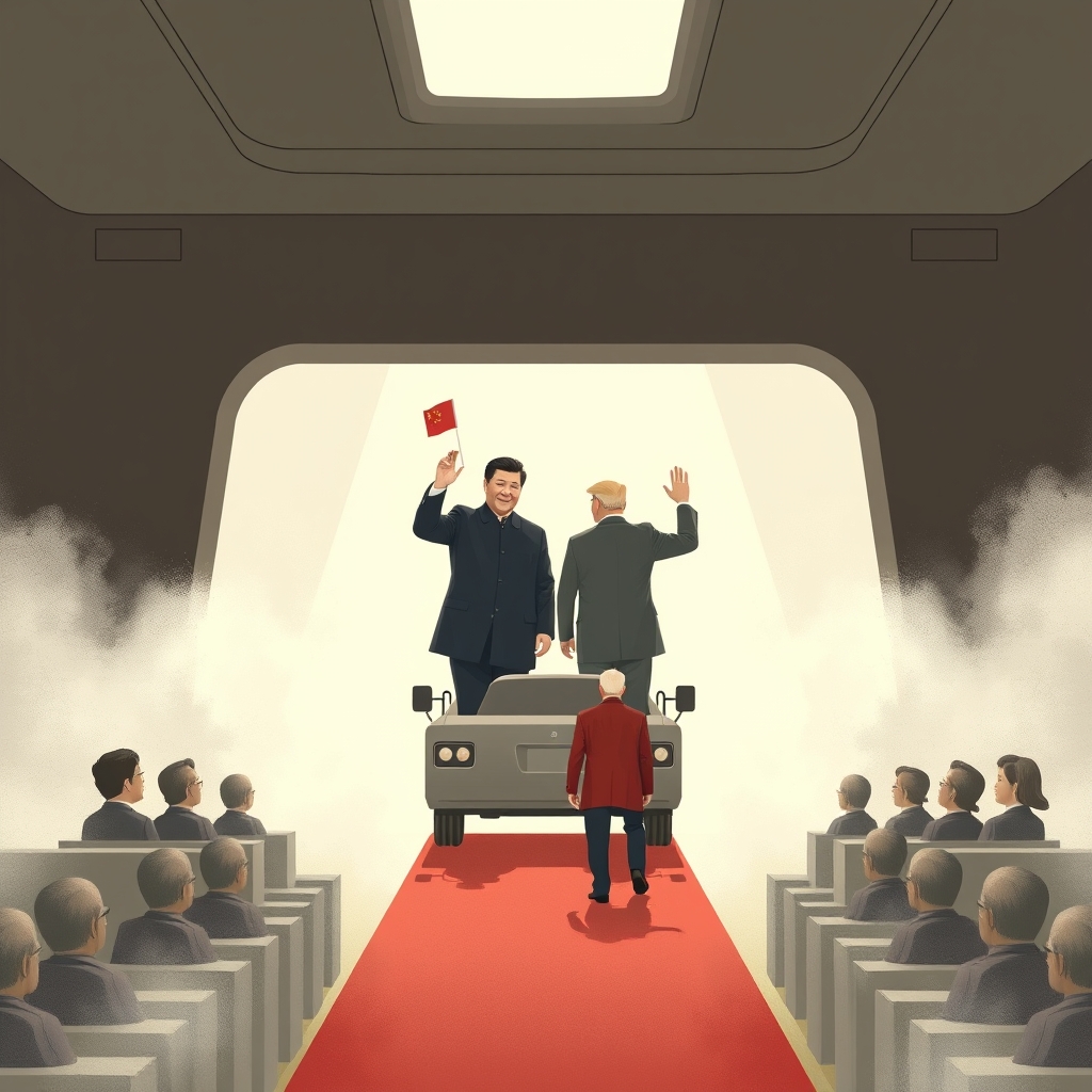 Xi rolls into Trump summit with China's trade engine roaring