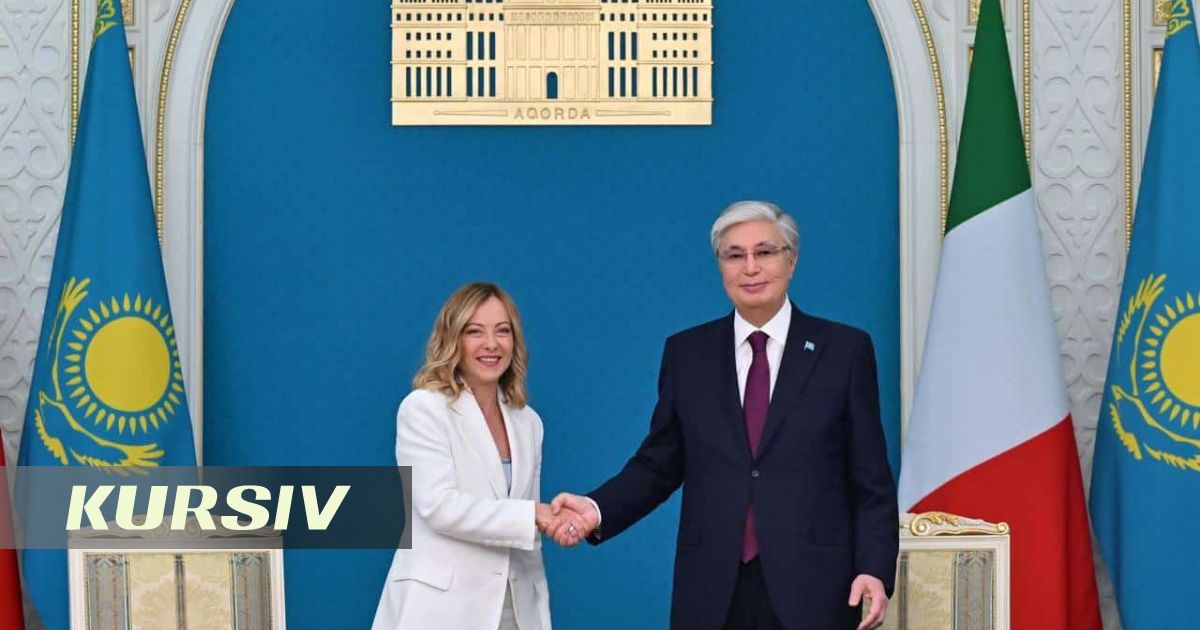 Токаев Мелониді үкіметтің рекордтық мерзімімен құттықтады