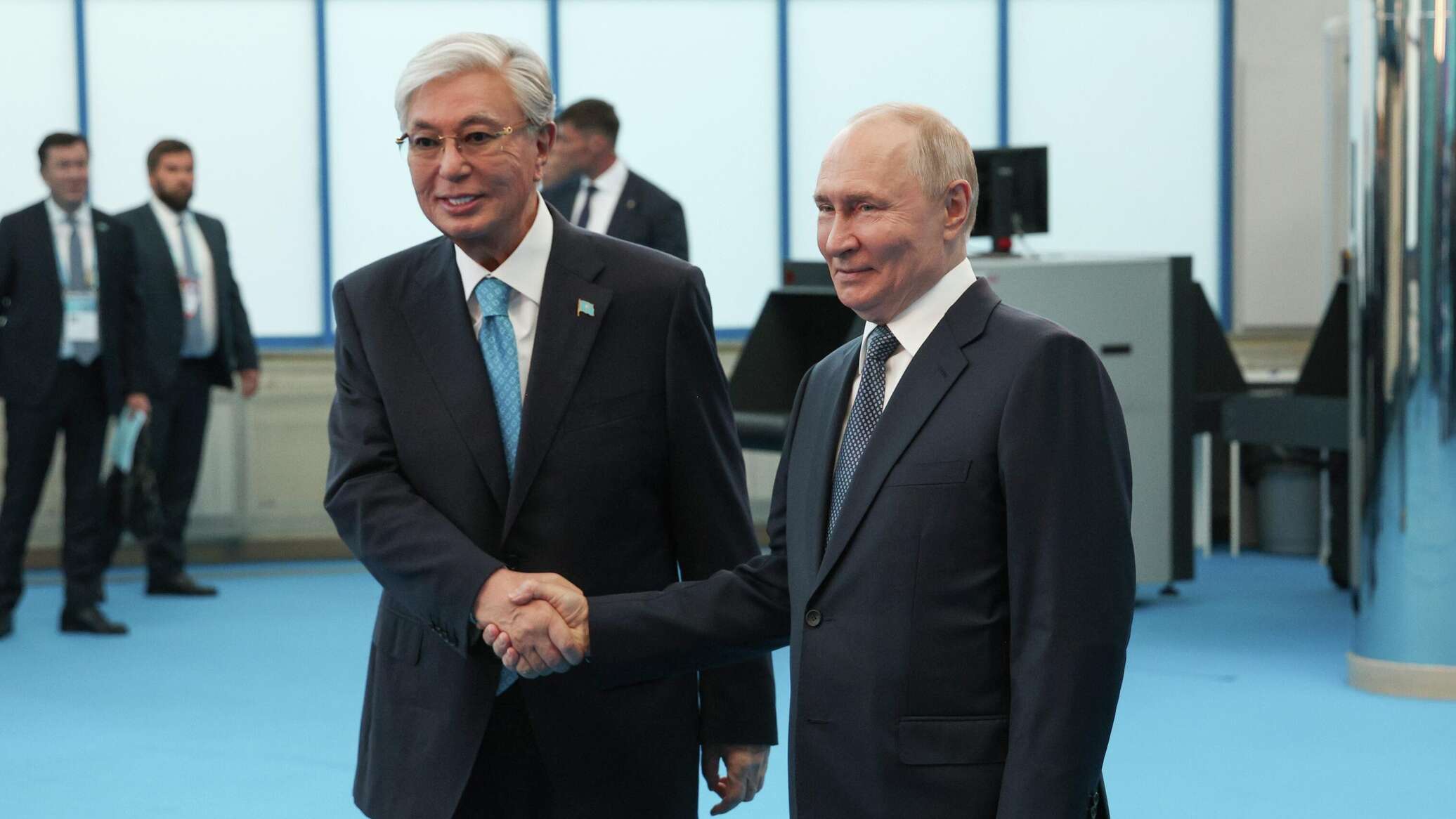 Tokayev calls Putin 'the most optimal political figure' for Europe and the world