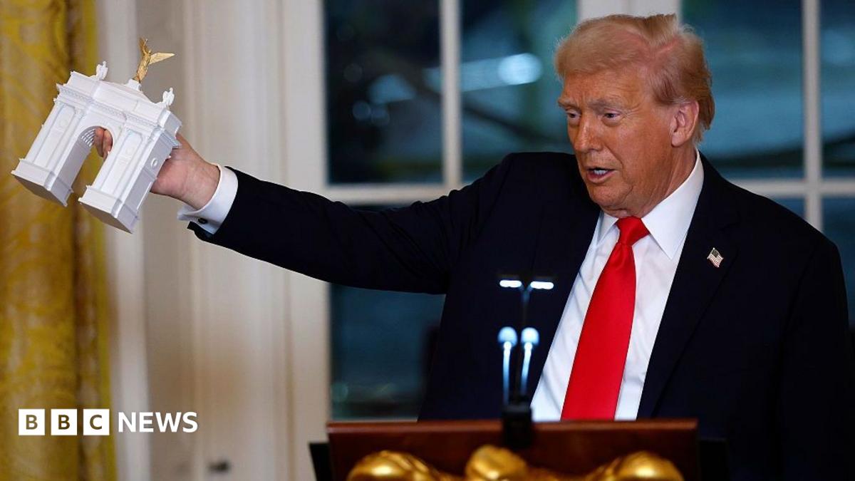 Trump's triumphal arch to double as military complex for drones and snipers