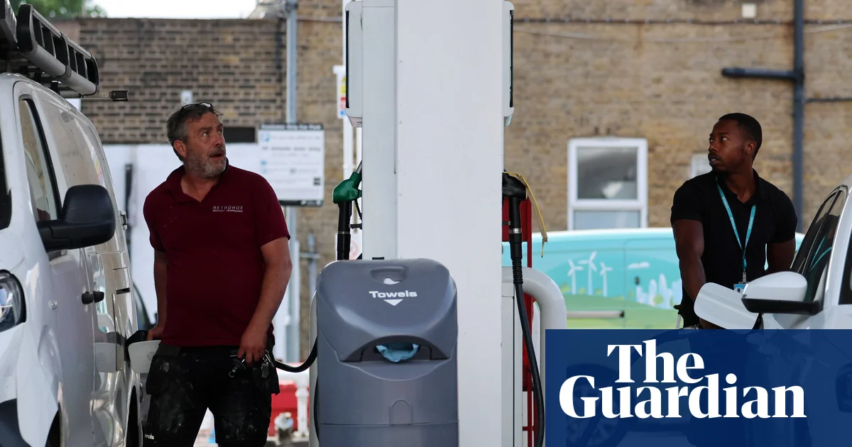 UK inflation rises to 3.1% as motor fuel prices jump by almost a quarter