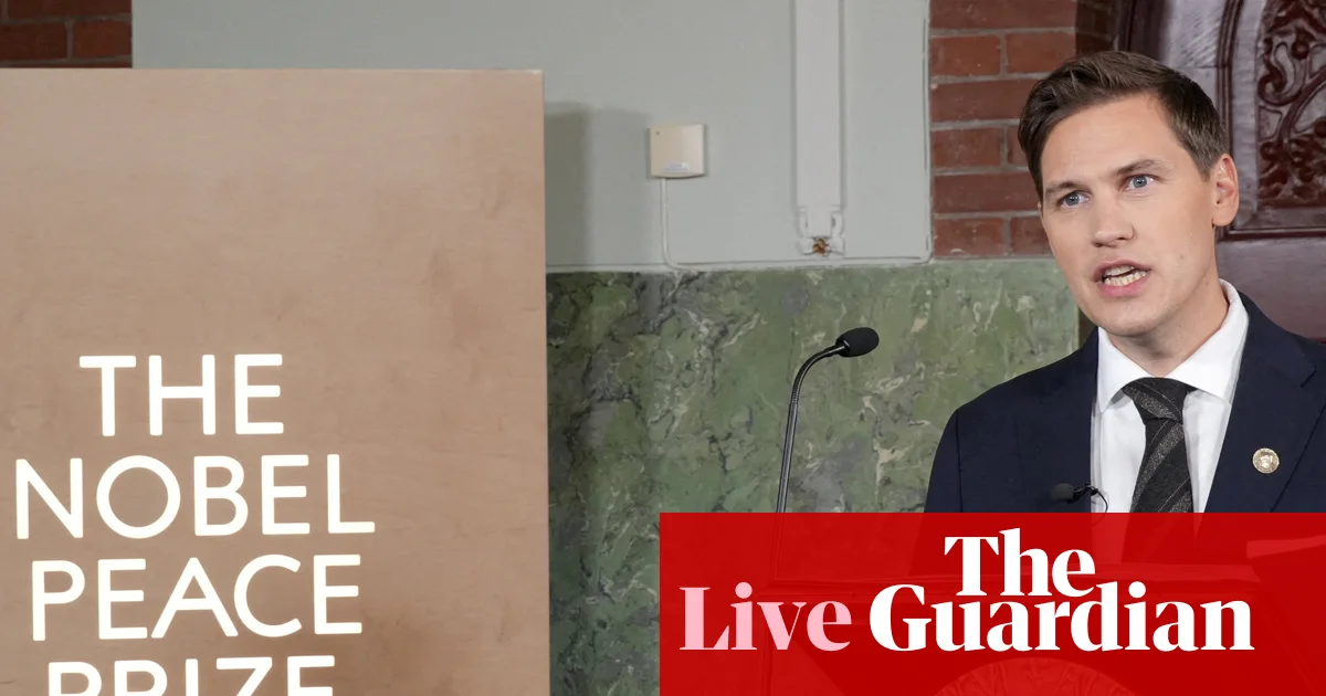 Winner of 2026 Nobel Peace Prize to be announced