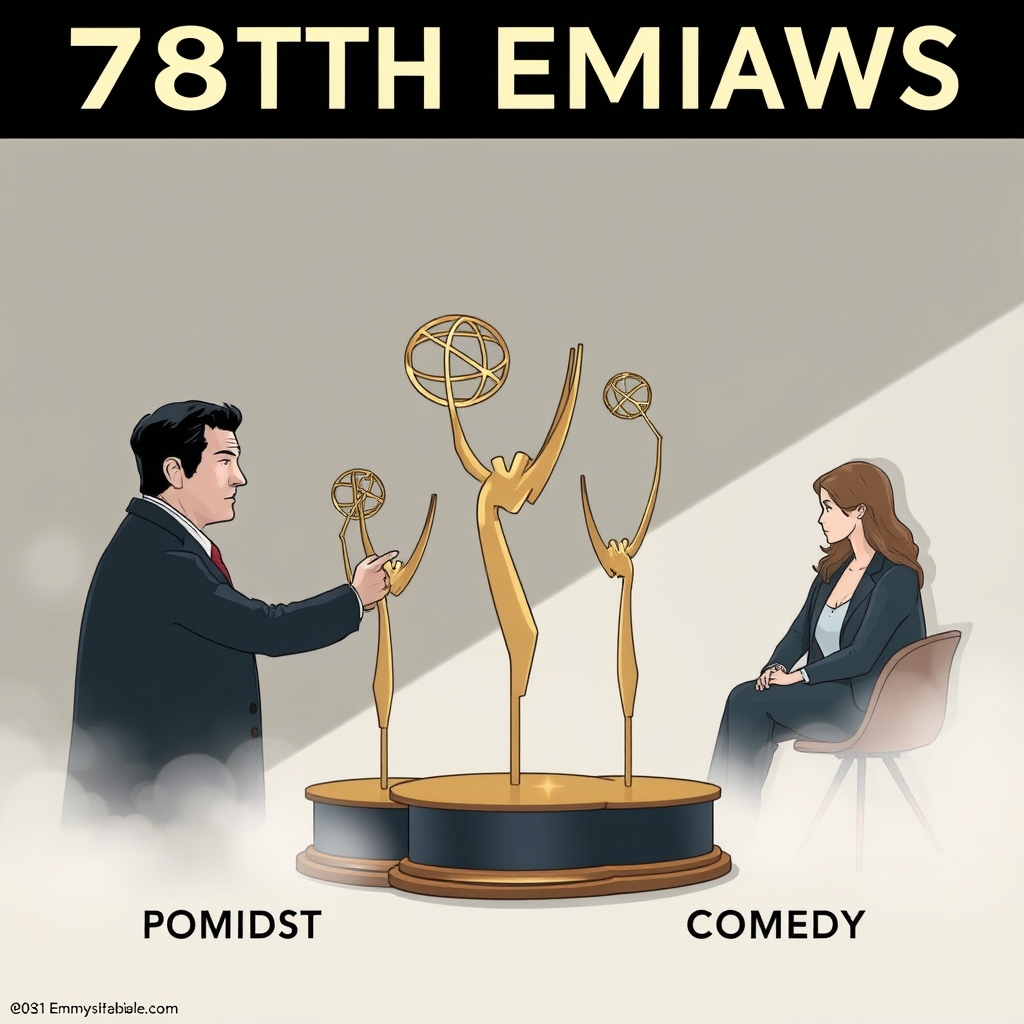 78th Emmys: 'Pitt' vs 'Pluribus' in drama, 'Hacks' vs 'Widow's Bay' in comedy