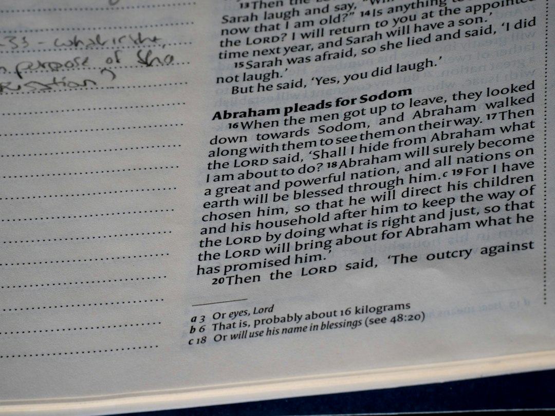 Page of text with handwritten notes