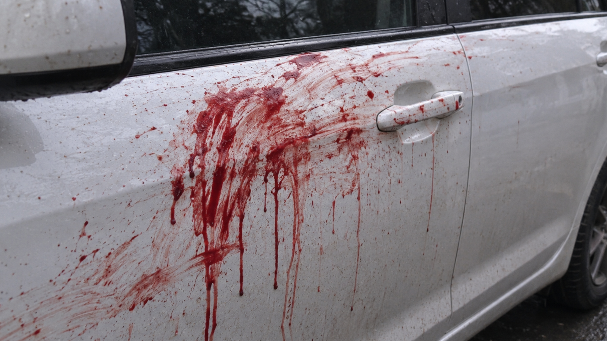 Bloody car decorations in Almaty streets scare residents ahead of Halloween
