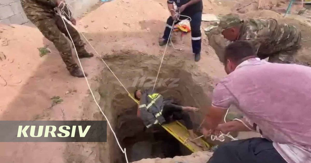 В Алматинской области мужчину с травмой ноги спасли из ямы глубиной 3,5 метра