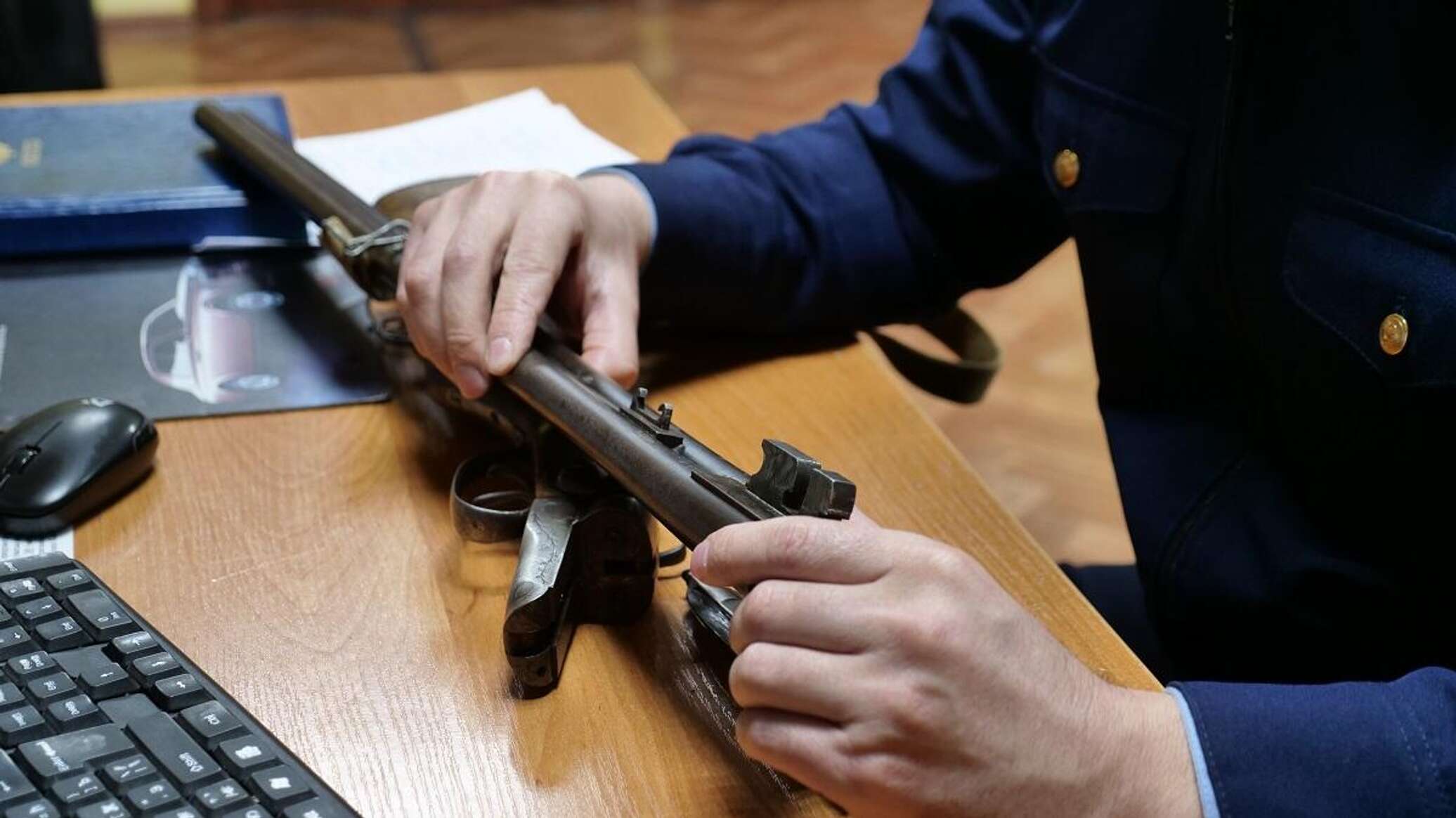 Rifle found in trash in Almaty: police launch investigation