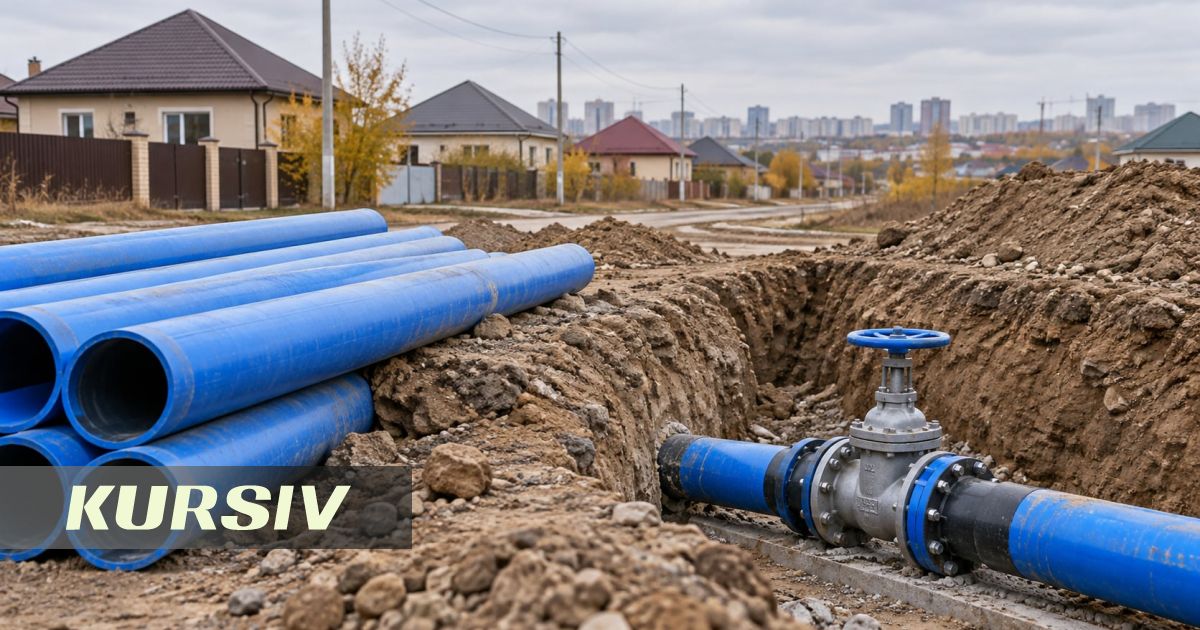 Aktobe's new water pipeline launch short by 796 million tenge