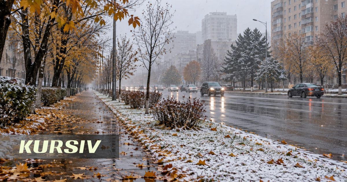 Астана мен 17 облыста штормдық ескерту: аяз −7 градусқа дейін, қар жауады